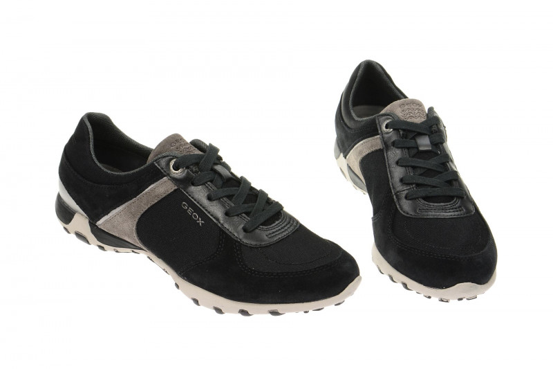 Geox Freccia Schuhe schwarz grau D42C0A
