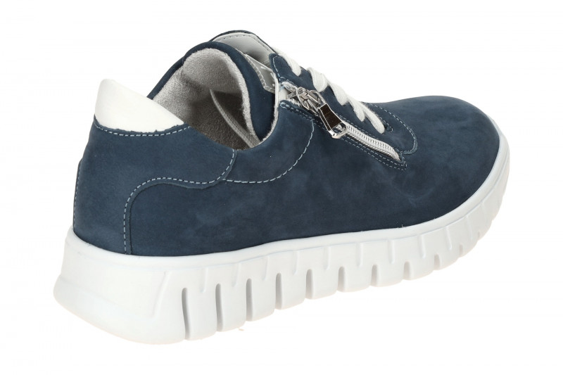 Waldläufer Birdy Schuhe blau jeans H-Weite 916001