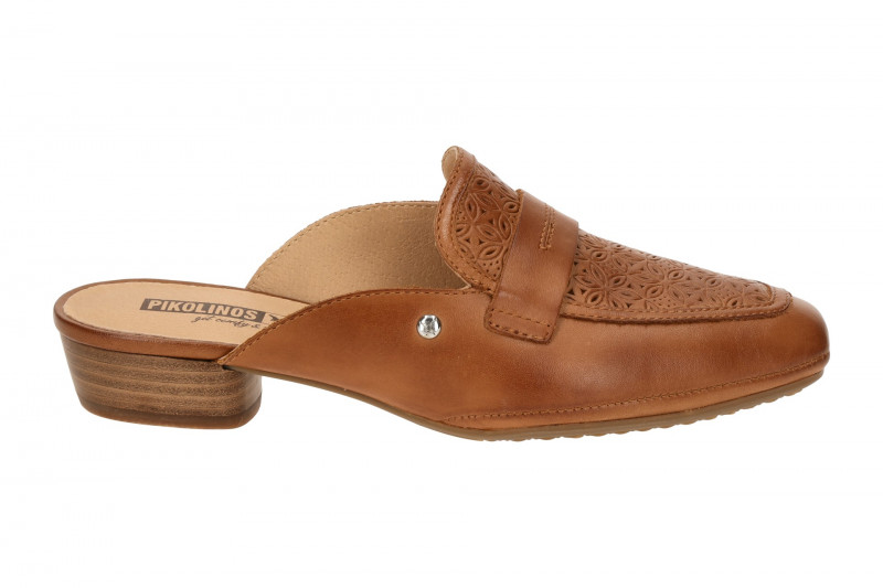 Pikolinos Alameda Pantoletten braun Blüten W1N-5899