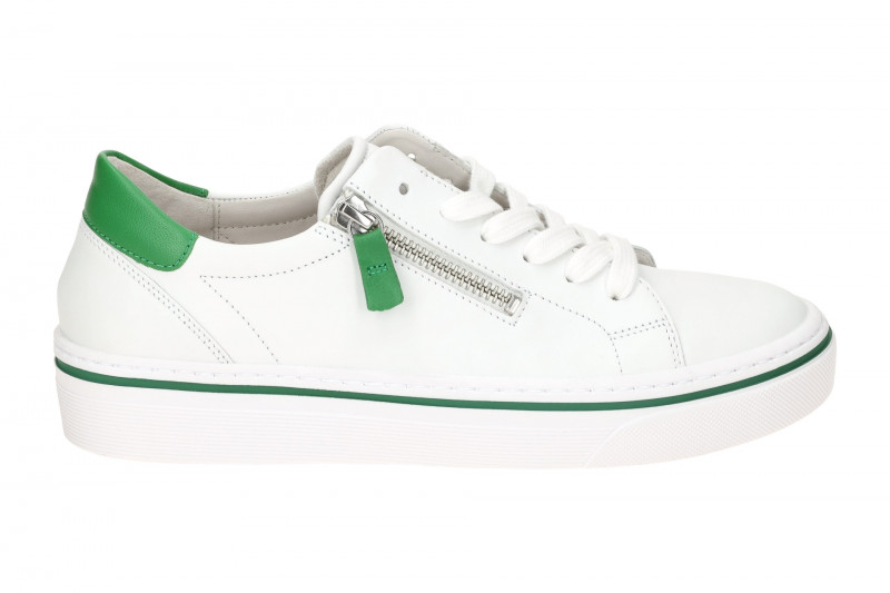 Gabor Best Fitting Schuhe Sneakers weiß grün verde 43.264.29
