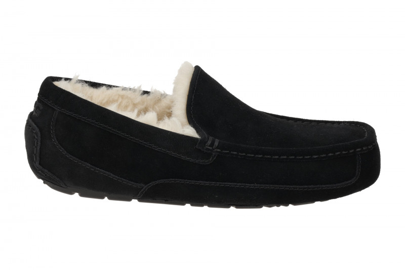 UGG Ascot Mokassin Schuhe schwarz 1101110