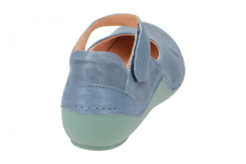 Think Kapsl Ballerina blau grün Mary-Jane 416