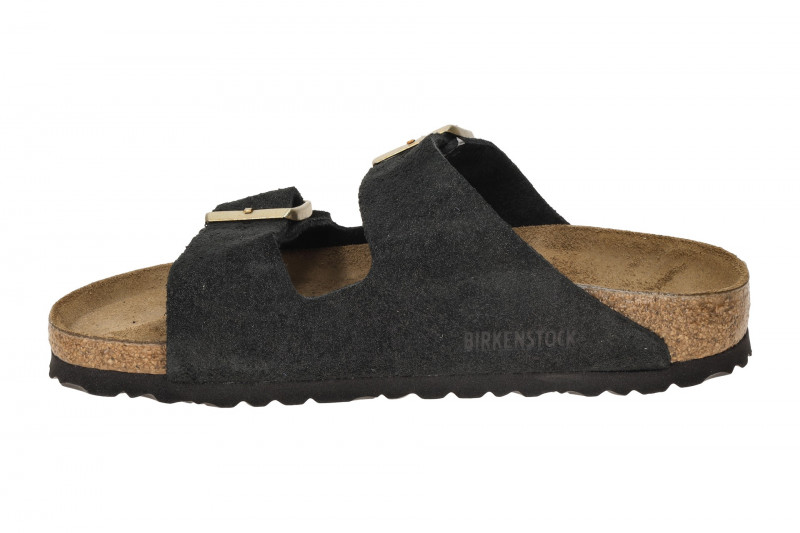 Birkenstock Arizona BS Pantolette schwarz Glitzer SCHMAL 1030312