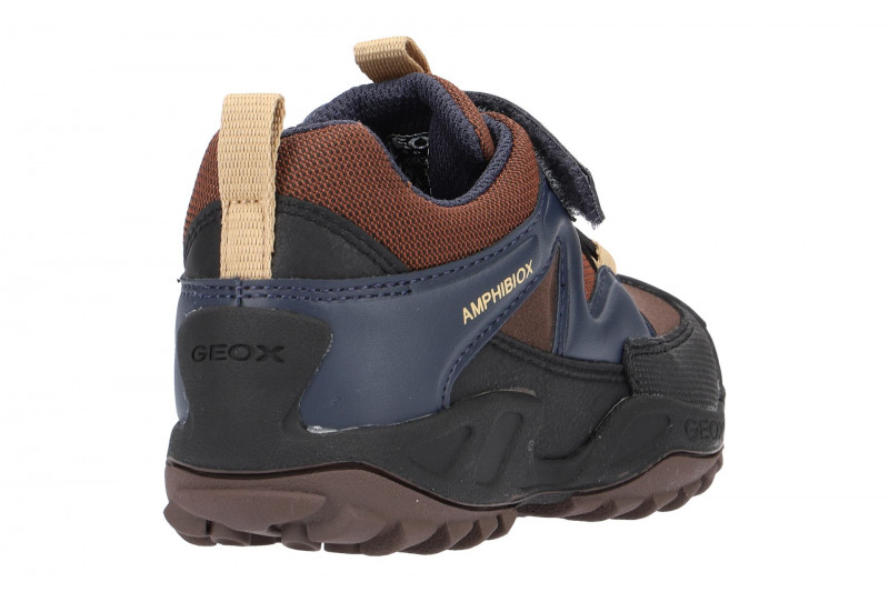 Geox Savage Kinderschuhe braun blau Wasserdicht