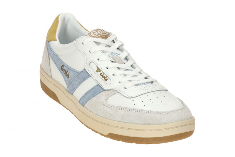 Gola Hawk Schuhe Sneakers weiß blau Damen CLB336