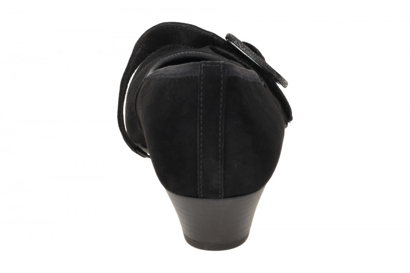 Gabor Malta Pumps schwarz Samt H-Weite 66.139.47