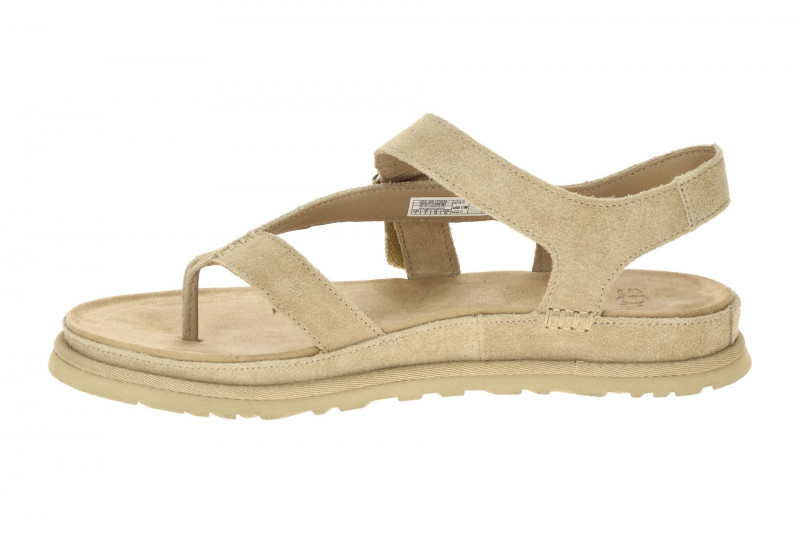 UGG Goldengaze Toe Post Zehentrenner Sandale beige 1175134