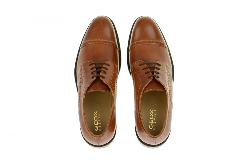 Geox Carnaby Schuhe braun cognac U52W1B