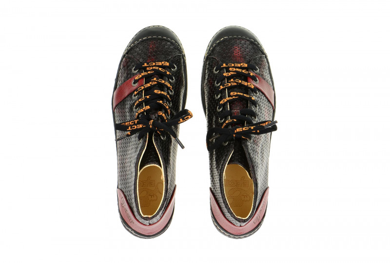 Eject Dass Schuhe schwarz rot Stiefelette Gr 38