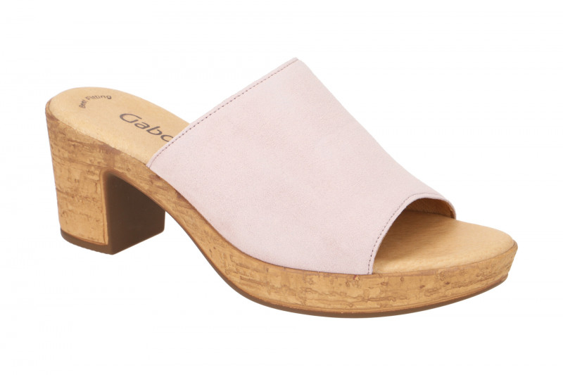 Gabor Pantolette rosa Velour 24.760.10