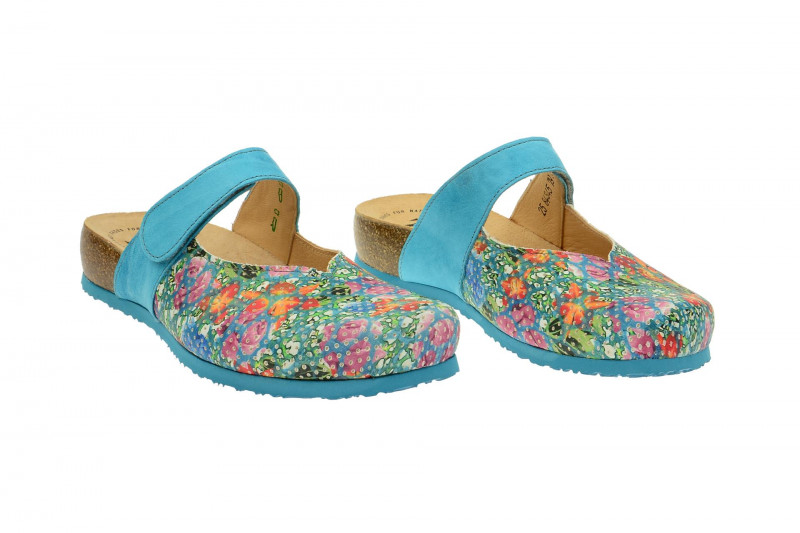 Think Julia Pantolette blau multi Clogs 4-84345-79