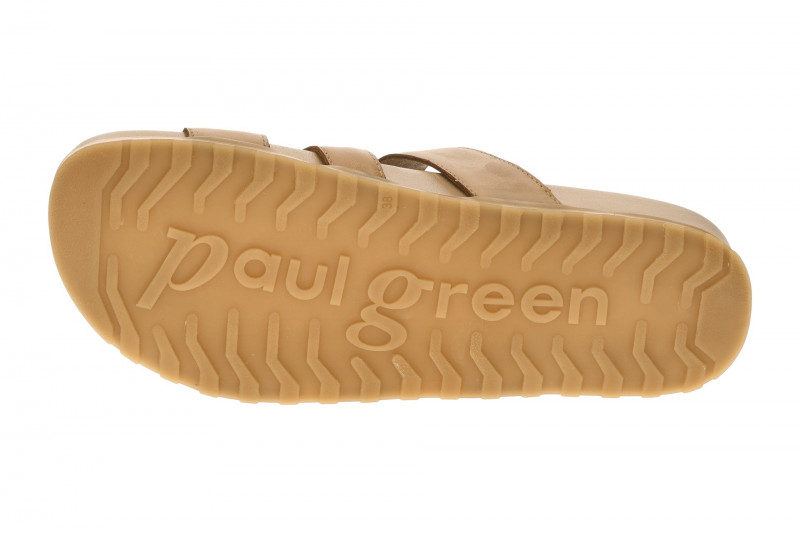 Paul Green Riemchen Pantolette hellbraun 6171