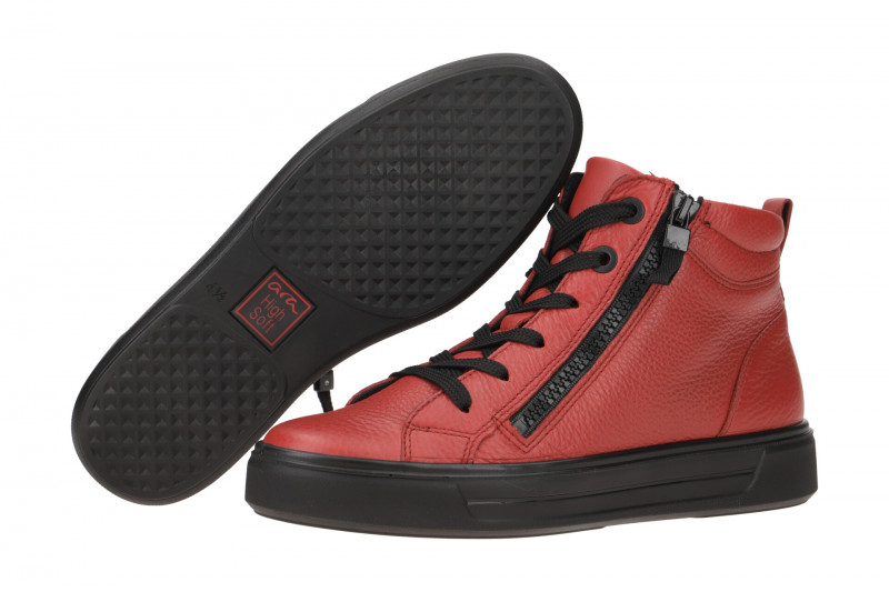ARA Courtyard Schuhe Sneaker High rot chilli 12-27404