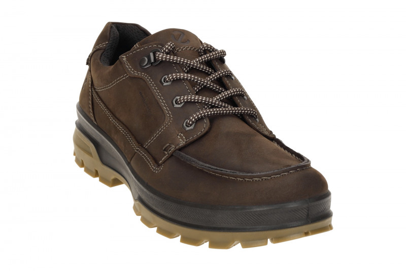 Ecco Rugged Track Schuhe braun Mokassin wasserdicht