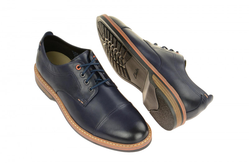Clarks Pitney Cap Schuhe dunkel-blau