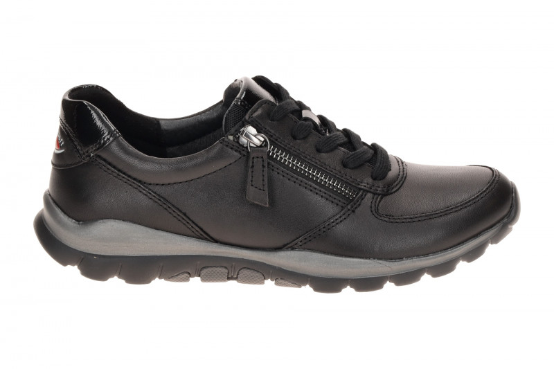 Gabor RollingSoft Schuhe schwarz Glattleder 0100.01.003
