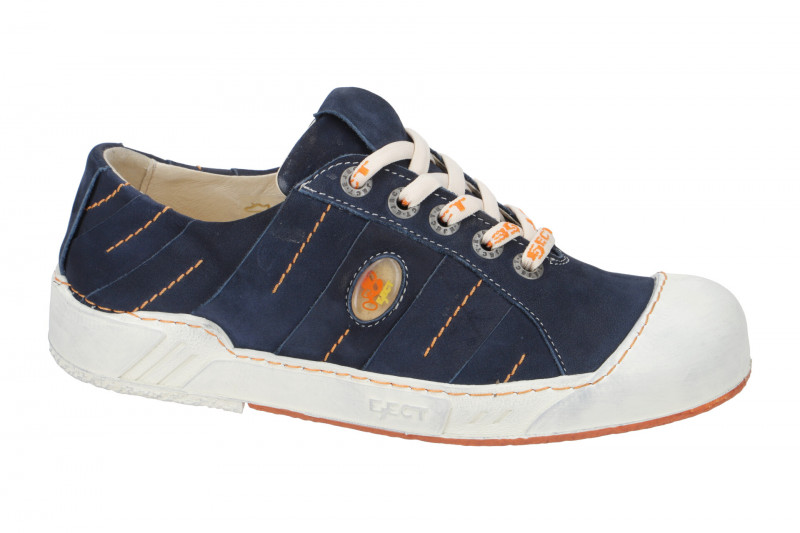 Eject Puzzle Schuhe blau orange Nubuck 12359
