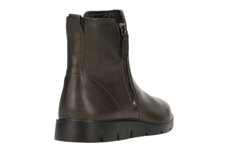 Ecco Bella Stiefelette dunkelgrün Glattleder