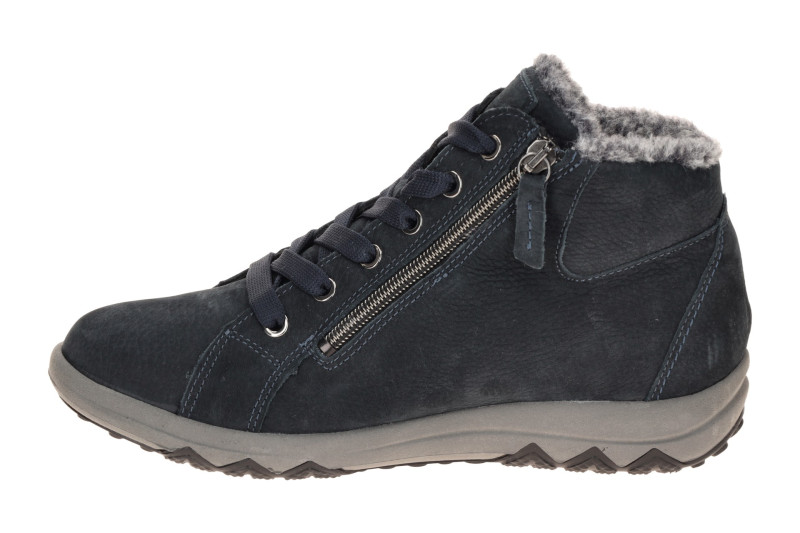 Waldläufer Teresa Winter Stiefelette blau notte H-Weite Waterproof 961971