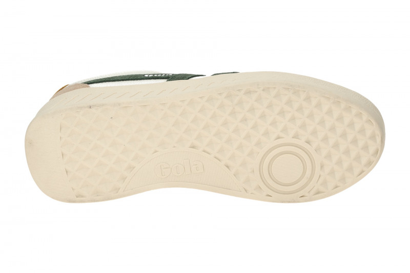 Gola Grandslam Trident Schuhe Sneakers weiß dunkelgrün CLA415