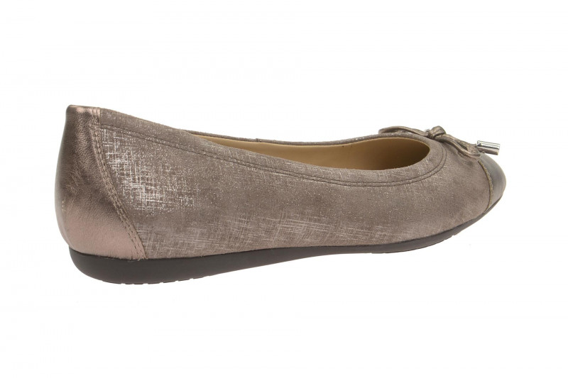 Geox Respira Lola A Slipper in grau metallic Ballerinas