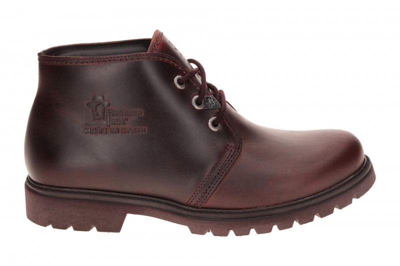 Panama Jack Bota Panama C77 Stiefelette dunkelrot Lederfutter