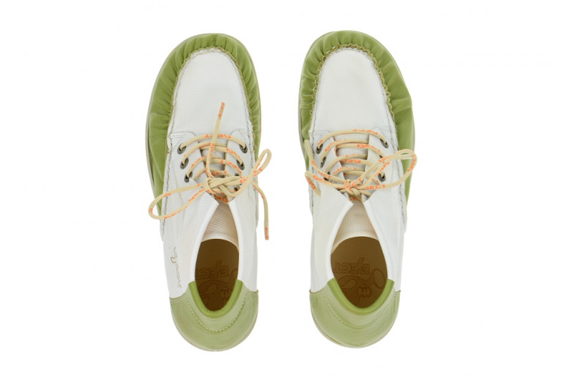 Eject Flying Stiefelette weiß grün