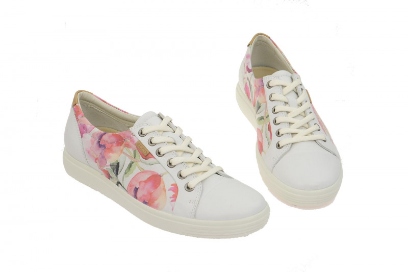 Ecco Soft 7 Schuhe weiß Floral Print 43000359768