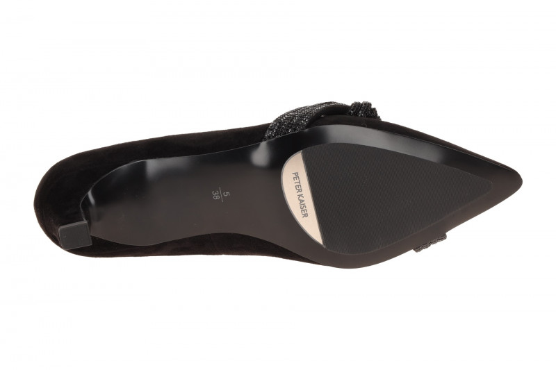 Peter Kaiser Pumps schwarz Strass Schlaufe 72406