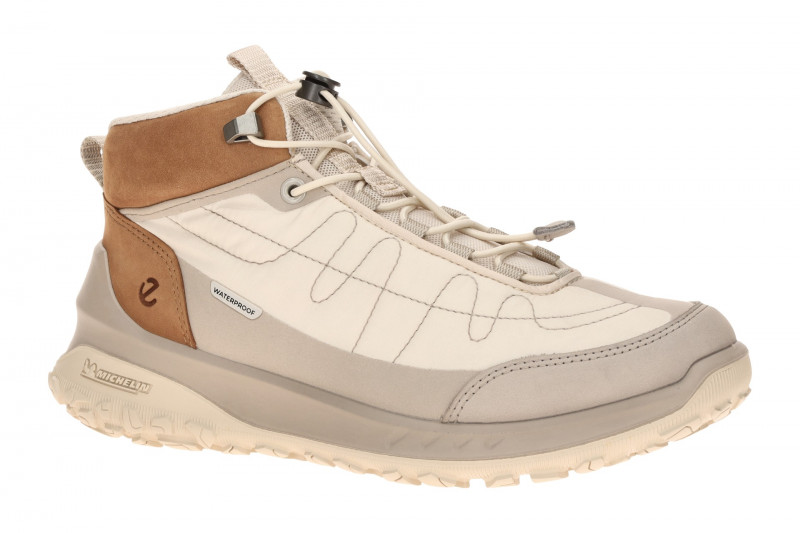 Ecco Ult-Trn Schuhe Damen Mid Sneaker beige Waterproof 824383