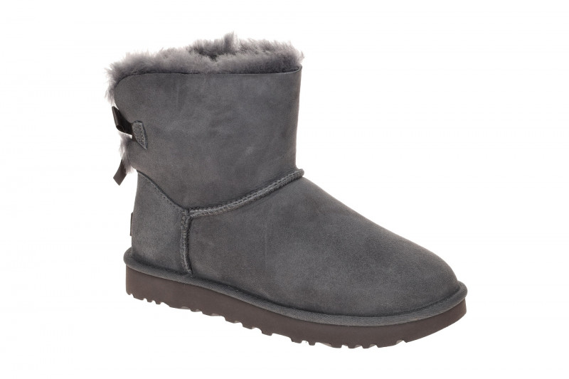 UGG Mini Bailey Bow 2 Stiefel grau obsidian 1016501