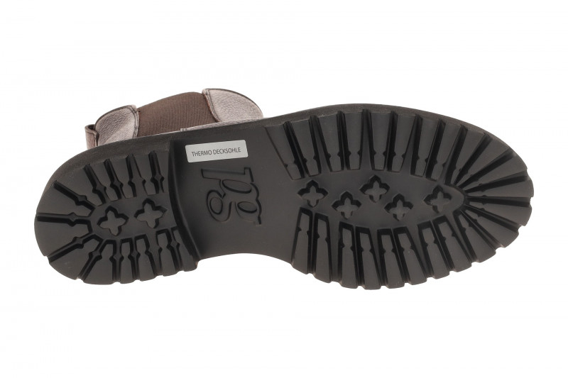 Paul Green Stiefelette braun dünn gefüttert Chelsea Stil 8270