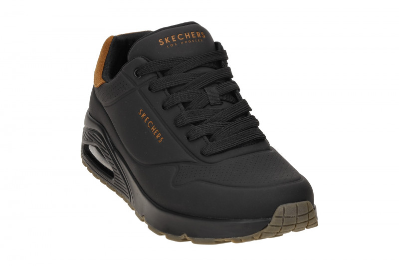 Skechers Uno Schuhe schwarz Herren Sneakers 183004
