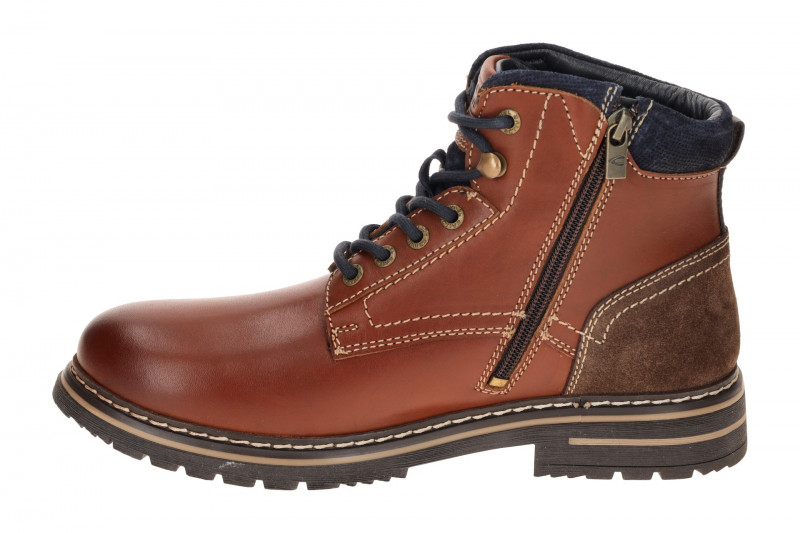 camel active Boston Stiefel Boots braun cognac Nappa