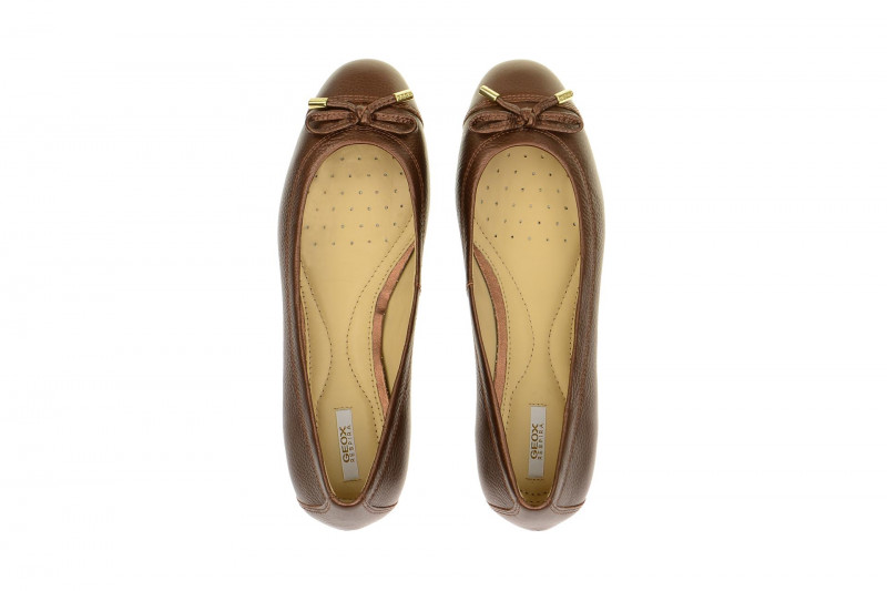 Geox Respira Lola A Ballerina in kupfer braun