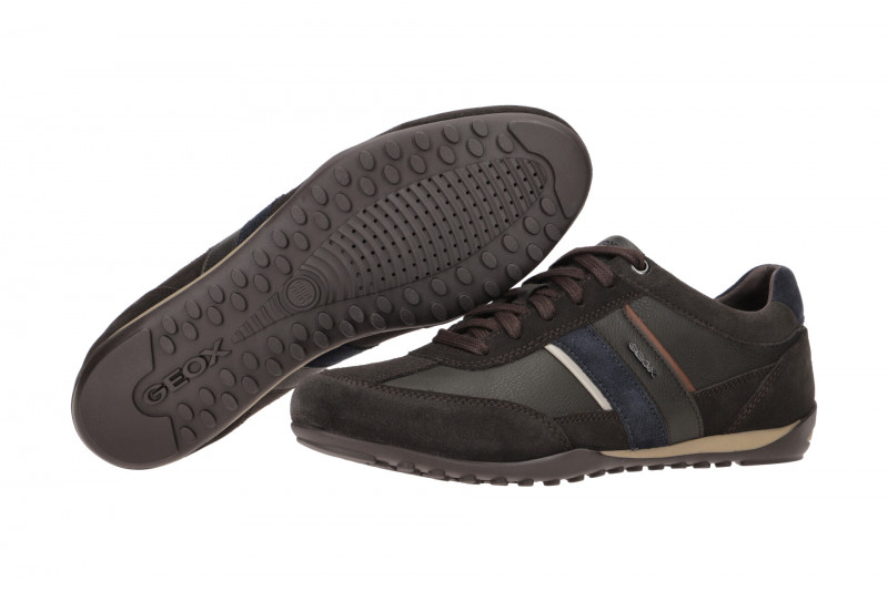 Geox Wells Schuhe dunkelbraun U52T5C