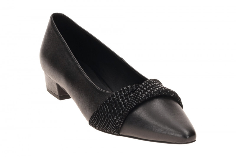 Peter Kaiser Pumps schwarz matt Glattleder 72242