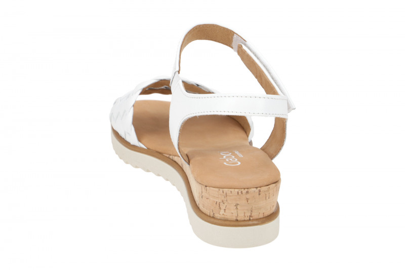 Gabor comfort Sandale weiß Nappa geflochten 82.759.50