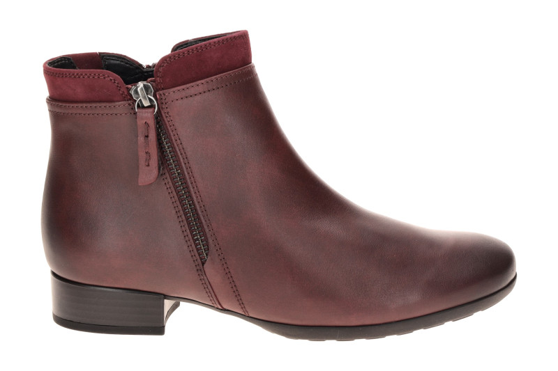 Gabor Stiefelette rot bordo H-Weite 8031.02.005