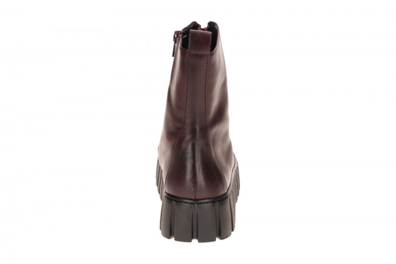 Gabor Plateau Stiefelette rot bordo Front Zip 8016.04.005