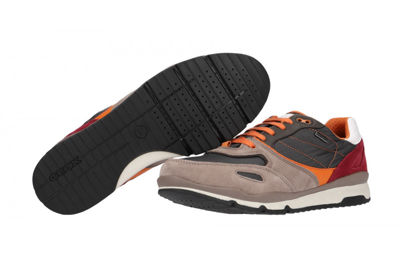Geox Sandford Schuhe grau orange U44S7A