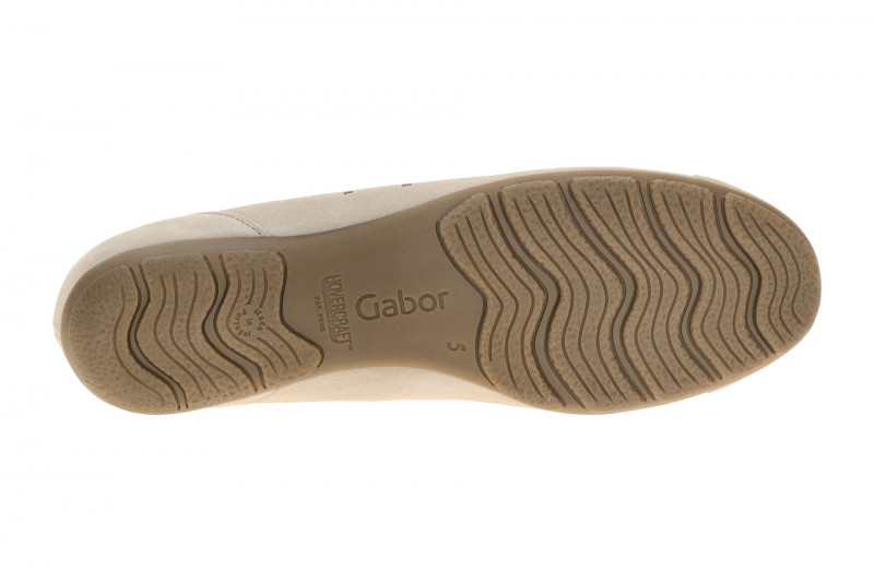 Gabor Schuhe Ballerina beige gelocht 84.169.12