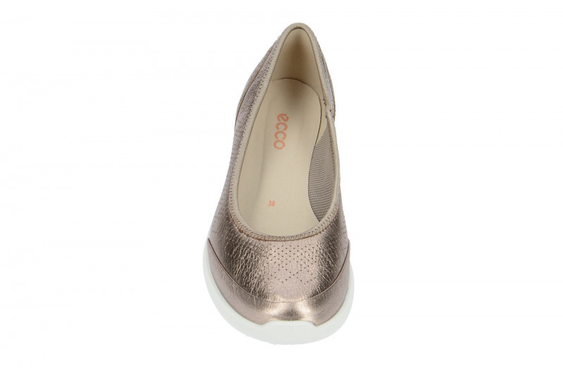 Ecco Sense Ballerina grau metallic