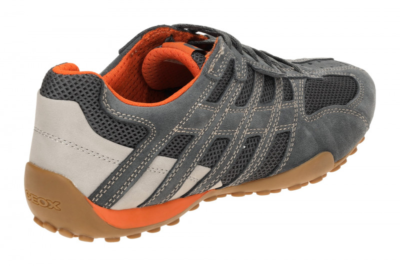 Geox Snake Schuhe grau orange U55MNA