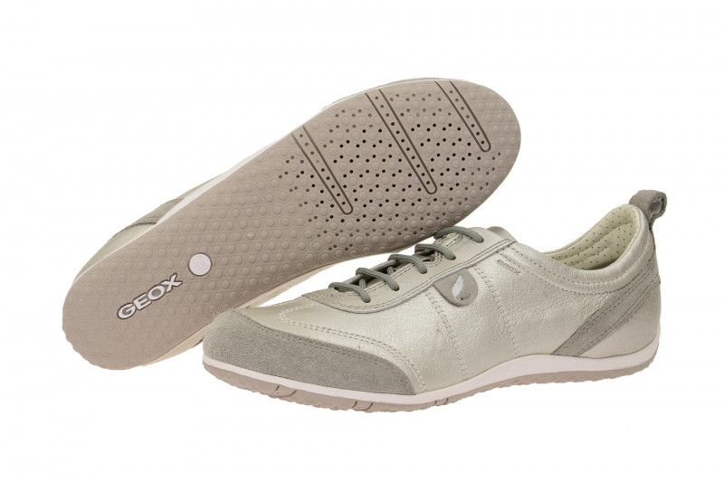 Geox Vega Schuhe silber grau D3209A