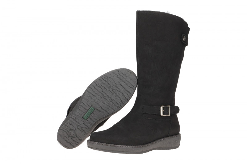 Waldläufer Hoja Warmfutter Schaftstiefel schwarz H-Weite Nubuck 533904