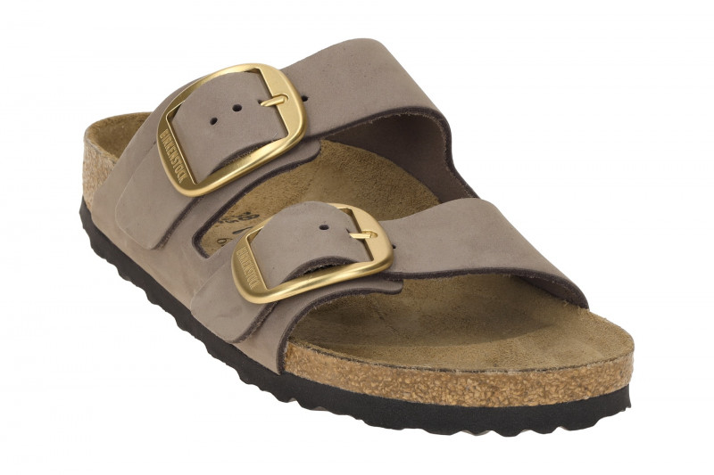 Birkenstock Arizona Big Buckle Pantolette lila Nubuck SCHMAL 1030528