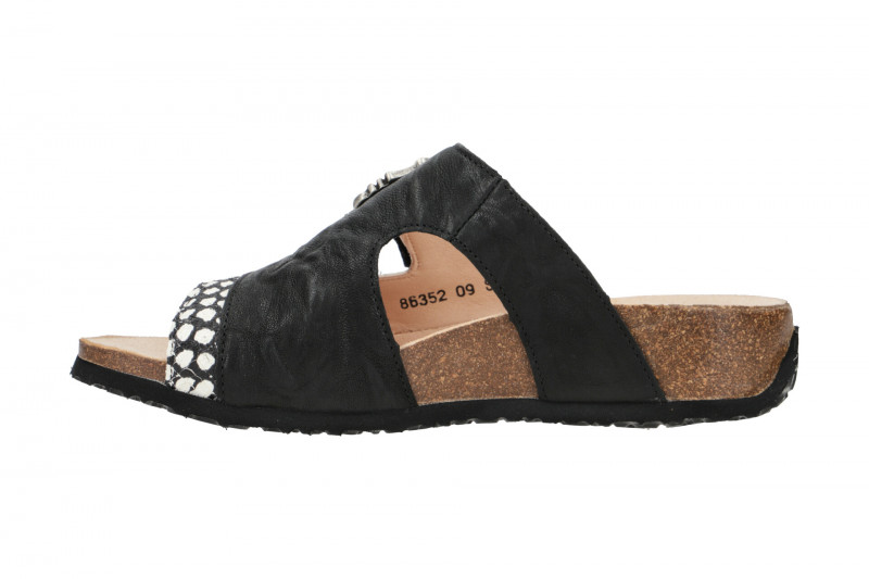 Think Mizzi Pantolette schwarz weiß 124