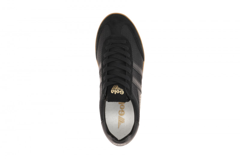 Gola Cyclone Marque Schuhe Sneakers schwarz Herren Flecht CMB922