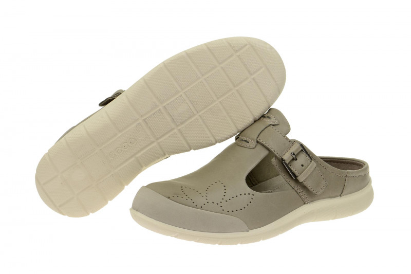 Ecco Babett Clog Pantolette grau 21131355294